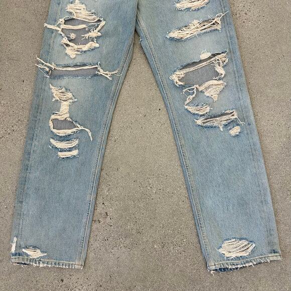 AGOLDE 90's Mid Rise Loose Fit Jeans in Unhinged NWT - Picture 4 of 12